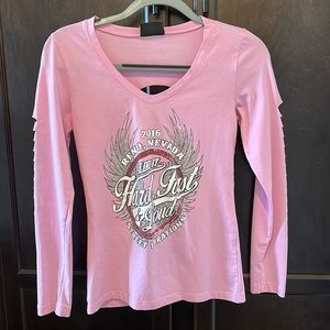 2016 Street Vibrations Distressed/Cut Long Sleeve